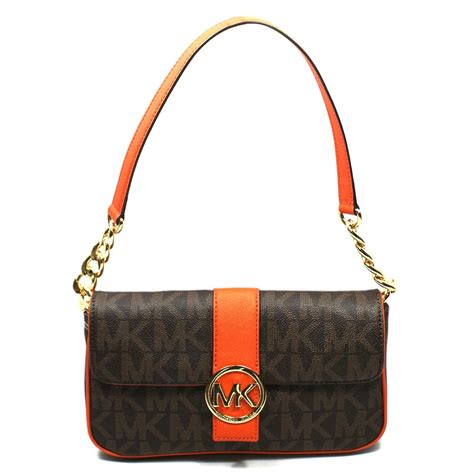 michael kors fulton small shoulder flap|Fulton Leather Shoulder Bag .